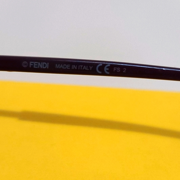 Authentic Fendi Plum Cat Eye Sunglasses New - Picture 9 of 10